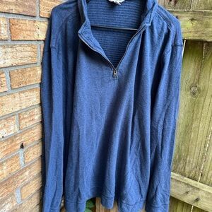 Calvin Klein Jeans Blue Zip Up Sweater Versatile Style